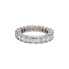 3.35 Carats Asscher-cut Eternity Ring in Platinum - Image 3