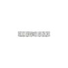 3.35 Carats Asscher-cut Eternity Ring in Platinum - Image 2