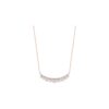 Ava Bea Graduating Curve 0.21 Carats Diamond Necklace in Rose Gold - Image 2