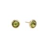 Jaipur Peridot Stud Earrings in Yellow Gold - Image 2