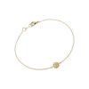 Rose Soleil 0.07 Carat Rose cut Diamond Stationary Bracelet in Yellow Gold - Image 2