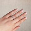 3.08 Carats U-Prong Eternity Band in Platinum - Image 5
