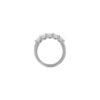 Diamond U Prong Band Wedding Ring in Platinum - Image 3