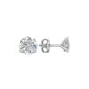 1.80 Carats Round Brilliant-cut Diamond Matrtini Studs in White Gold - (F / SI) - GIA Certified - Image 2