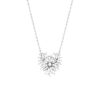 0.38 Carat Small Heart Diamond Pendant in White Gold - Image 2