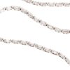 1.75 Carats Linear Half Diamond Tennis Necklace in White Gold - Image 4