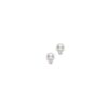 Akoya Cultured AA Pearl with 0.20 Carats Diamond Studs in Yellow Gold - 8.5mm - Image 2