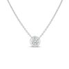 Tiny Treasures Single Bezel-set Diamond Station Necklace in White Gold - Image 2