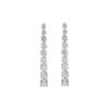1.68 Carats Diamond Line Earrings in White Gold - Image 2