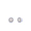 Siena 0.38 Carats Diamond Dot Studs in White/Yellow Gold - Image 2