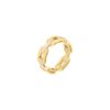 Navarra Hard Chain Link 0.55 Carats Diamond Ring in Yellow Gold - Image 3