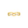 Navarra Hard Chain Link 0.55 Carats Diamond Ring in Yellow Gold - Image 2