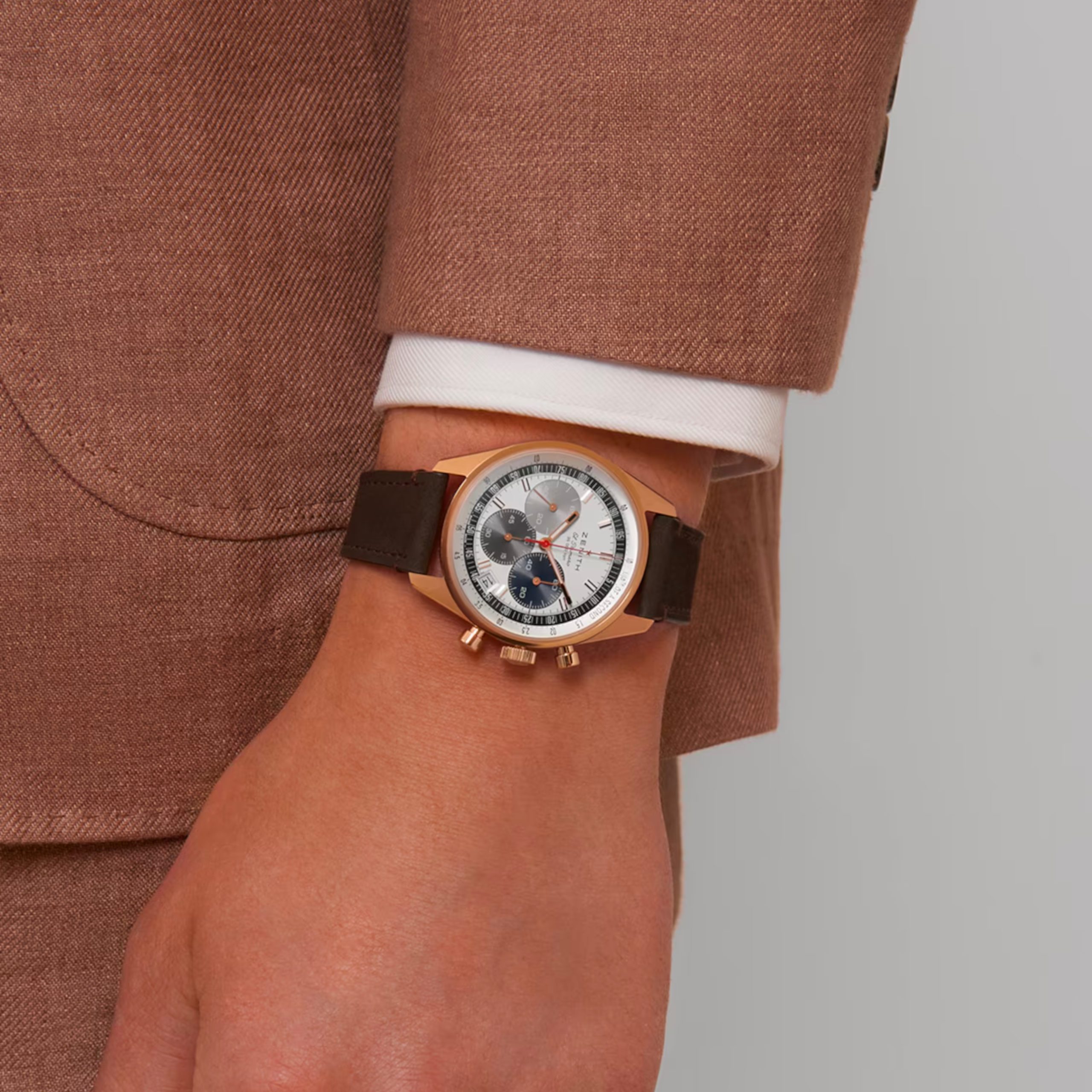 Chronomaster Original El Primero Automatic in Rose Gold - White Dial - 38mm