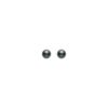 Black South Sea A+ Pearl Stud Earrings in White Gold - 9mm - Image 3