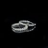 Coin Classics 0.76 Carat Inside-Out Diamond Hoop Earrings in White Gold - Image 5