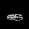 Coin Classics 0.76 Carat Inside-Out Diamond Hoop Earrings in White Gold - Image 4
