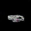 Coin Classics 0.76 Carat Inside-Out Diamond Hoop Earrings in White Gold - Image 3