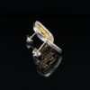 0.35 Carat Rectangle Diamond Stud Earrings in White Gold - Image 4