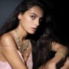 Sequence Pearl Station Necklace in Yellow Gold - 36 Inches - Image 4