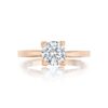 Pretty in Pink Round Brilliant-Cut Diamond Engagement Ring in Rose Gold - Image 2