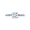 Sculpted Crescent Round Brilliant-Cut Diamond Engagement Ring - Image 2