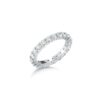 Round Diamond Shared-Prong Eternity Set Wedding Band - Image 2