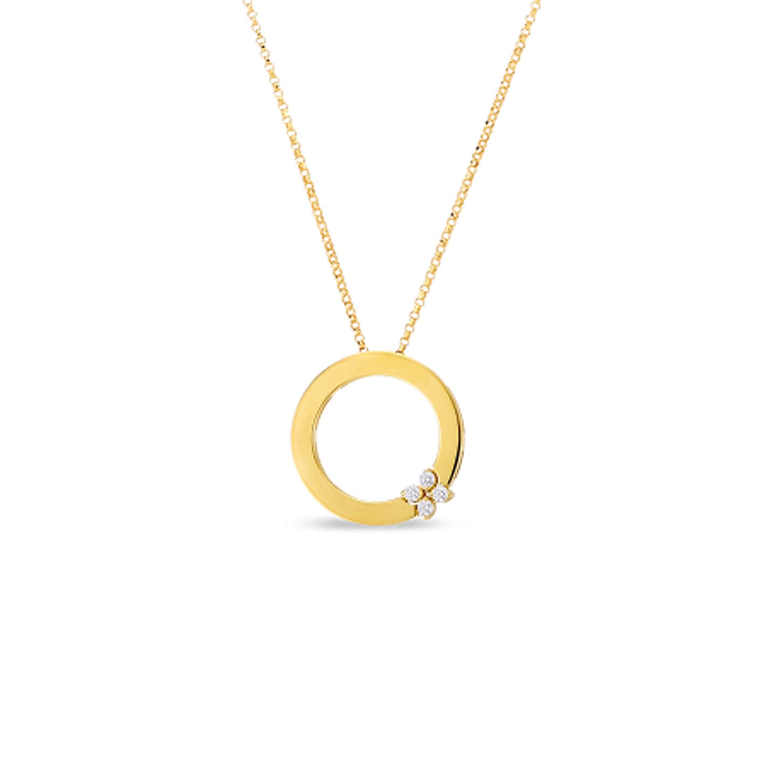 Roberto coin necklaces circle life deals