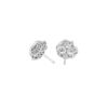 Classic Fireworks 1.15 Carat Diamond Cluster Stud Earrings in White Gold - Image 4