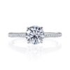 Venice Diamond Engagement Ring in Platinum - Image 3