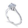 Royal Paris PavÃ© Diamond Engagement Ring - Image 2