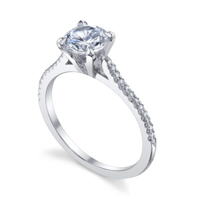 Royal Paris Pavé Diamond Engagement Ring