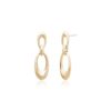Juniper Drop Earrings in Yellow Gold - Image 2