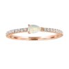 The Layla Opal and Diamond Ring in Rose Gold - Image 2