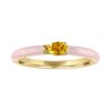 The Eloise Citrine Enamel Ring in Yellow Gold - Image 2