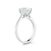 Solitaire Collection - Round Brilliant Diamond Cathedral-set Engagement Ring - Image 4