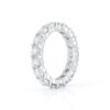 Round Diamond Shared-Prong Eternity Set Wedding Band - Image 2