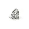 1.69 Carat PavÃ©-Set Diamond Halo Disc Ring - Image 2