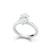 Solitaire Collection - Pear-Shape Diamond Engagement Ring in Platinum - Image 3
