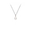 Akoya Cultured A+ Pearl Pendant in White Gold - 6.50mm - Image 2