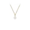 Akoya Cultured A+ Pearl Pendant in Yellow Gold - 7.50mm - Image 2