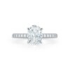 PavÃ© Collection - Oval Diamond Engagement Ring - Image 2
