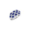 2.45 Carat Sapphire and Diamond Cocktail Ring - Image 2