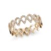 Samantha Lynn 0.33 Carats Diamond Eternity Pear Design Ring in Rose Gold - Image 2