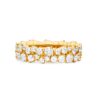 Confetti 2.46 Carats Diamond Eternity Band in Yellow Gold - Medium Size - Image 2