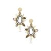 AMT "Rose Soleil" 3.21 Carat Diamond Detachable Drop Earrings in Yellow Gold