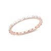 Sadie Pearl 0.45 Carats Baguette-cut Diamond Eternity Ring in Rose Gold - Image 2