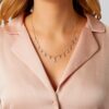 1.06 Carat Cascading Diamond Necklace in White Gold - Image 3