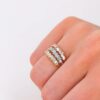 "Fireworks" 0.33 Carat Diamond Stackable Band in White Gold - Image 3