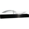 "Sculpture of Time" Natural Brushed Aluminum ThalÃ¨s Clock - Image 2