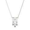 Akoya Cultured A+ Pearl Necklace with Diamonds in White Gold - Image 2